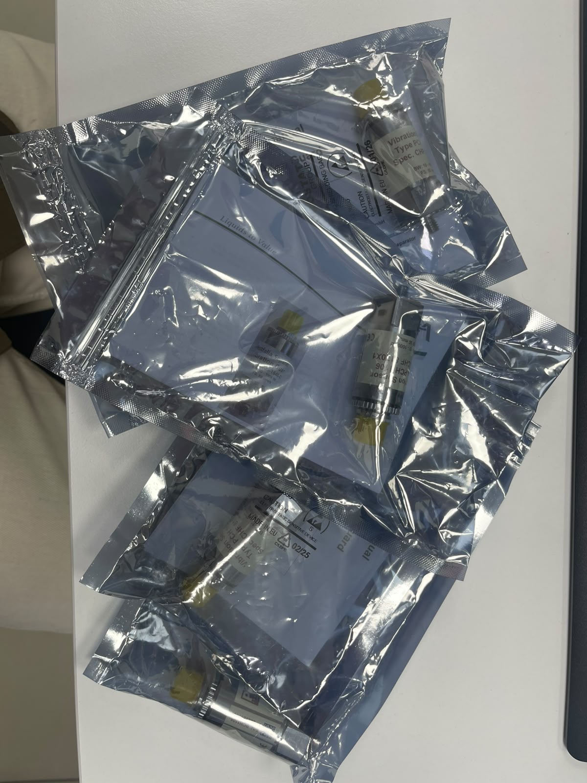 PCH Engineering Vibration Sensor Successfully  delivered to a Client in Kuwait — 3 photos